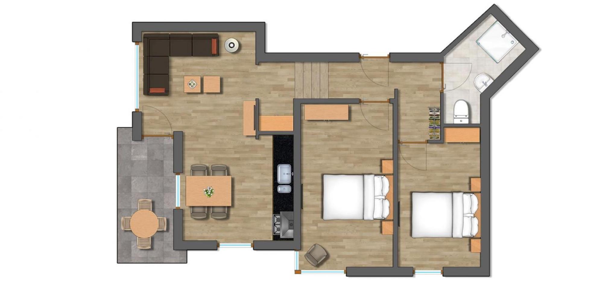 Haus Kleiner Turm Apartment Schruns Exterior photo